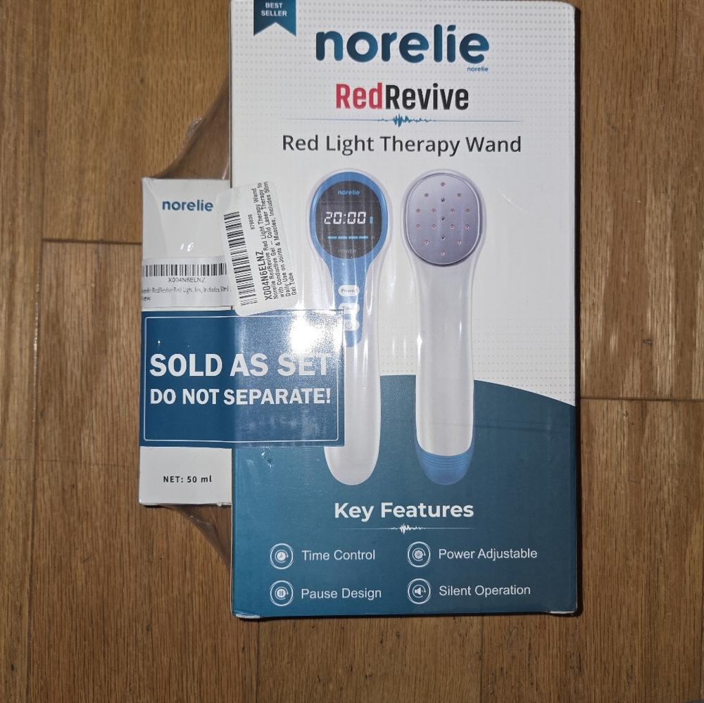 Norelie RedRevive Cold Laser Therapy Wand with  Conductive Gel.